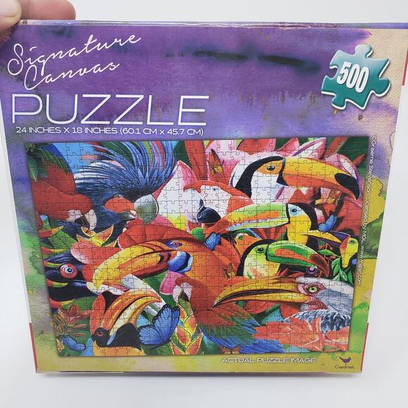 NEW! Signature Canvas Puzzle 500 Pieces - Picture 5 of 5
